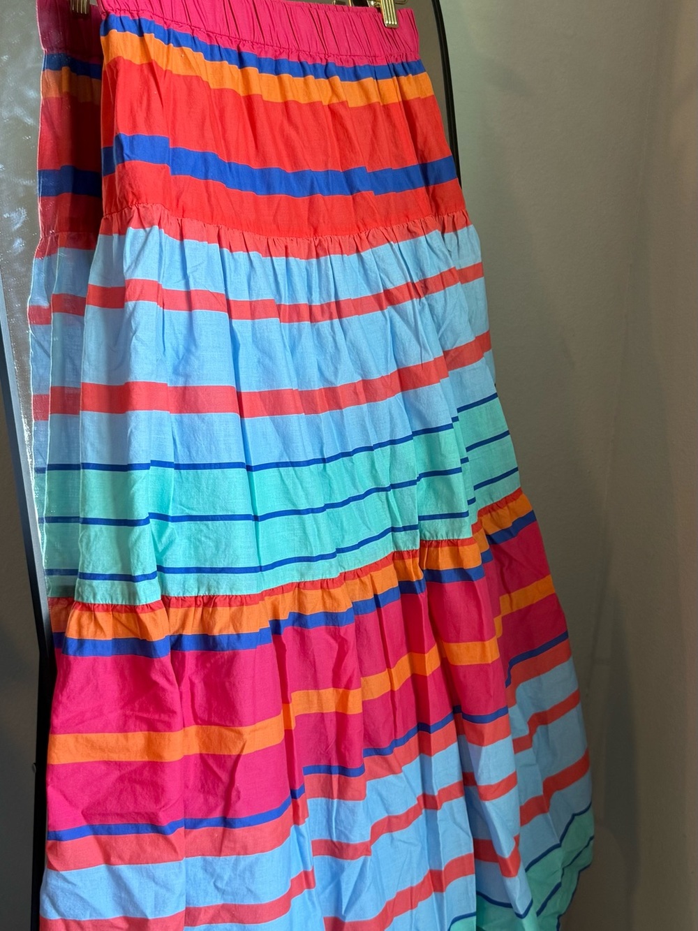 Southern tide cotton maxi skirt coastal vacation